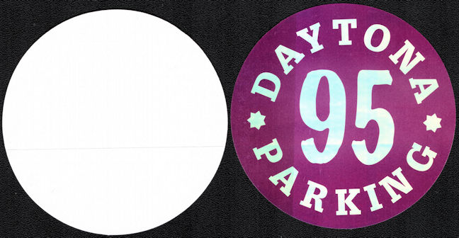 ##MUSICBP1649 - Parking Pass Sticker for the 1995 Daytona 500