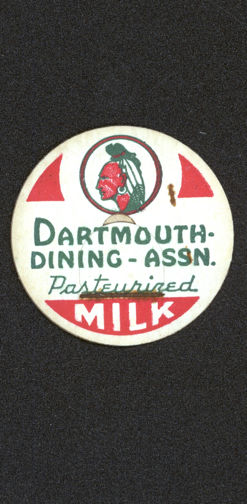 #DC125 - Very Rare Dartmouth College Dining - Assn. Milk Bottle Cap