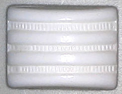 #BEADS0473 - 16mm Pre War Japan White Deco Cush...