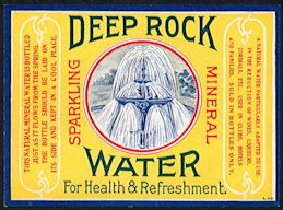 #ZL199 - Deep Rock Sparking Mineral Water - Extremely Old and Rare