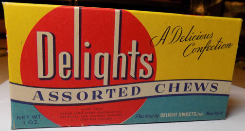 #PC093 - Delights Assorted Chews Candy Box - As low as $2.50 each