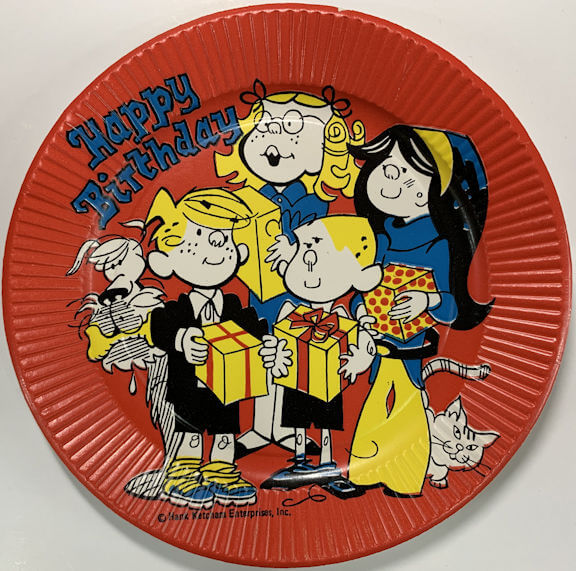 #CH524 - Licensed Dennis the Menace Birthday Party Plate