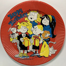 #CH524 - Licensed Dennis the Menace Birthday Party Plate