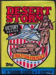 #ZZA250 - 1991 Desert Storm Victory Series Waxed Card Pack