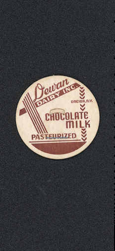 #DC147 - Dewan Dairy Pasteurized Chocolate Milk Bottle Cap