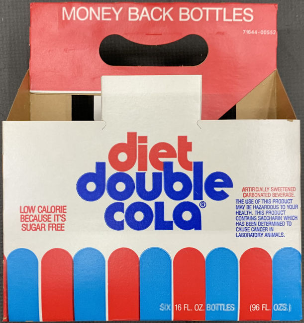 #SOZ134 - Diet Double Cola 6 Bottle Cardboard Carrier