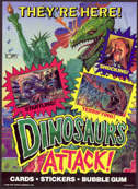 #Cards196 - Topps When Dinosaurs Attack Promotional Poster for Cards and Stickers