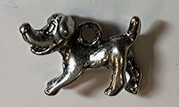 #BEADSC0298 - Heavy Metal Dimensional Dog Charm