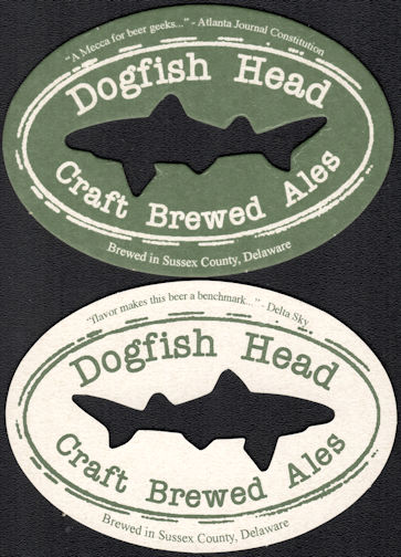 #TMSpirits115 - Group of 5 Dogfish Head Ale Coasters