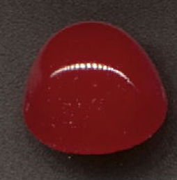 #BEADS0778 - 15mm Translucent High Domed Glass Cabochon