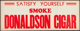 #SIGN201 - Donaldson Paper Cigar Sign