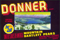#ZLC274 - Donner Pass Pear Crate Label
