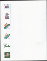 #SOZ054  - Group of 12 Letterheads for Double Cola, Ski, Jumbo, and Double-Dry