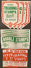 #SIGN212 - Group of 16 Large Double Discount Trading Stamp Posters