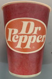 #SOZ140 - Dr. Pepper Waxed Soda Cup