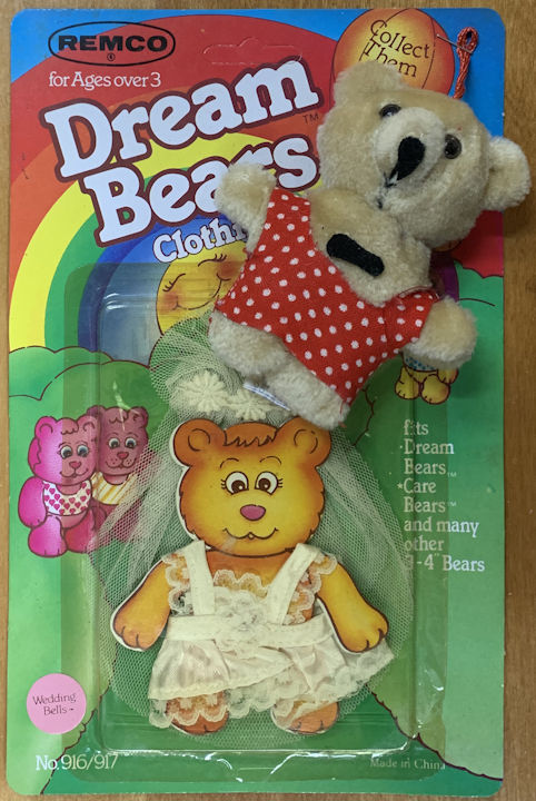 #CH530 - REMCO Dream Bear with Outfit on Display Card