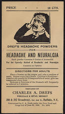 #CS518 - Large Unfilled Envelope for Dref's Headache Powders