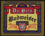 #ZLBE088 - Scarce Du Bois Budweiser Beer Bottle...