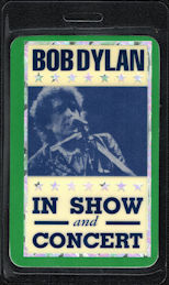 ##MUSICBP0174 - Rare Bob Dylan Laminated OTTO Laser Foil Backstage Pass from the "1997" Tour