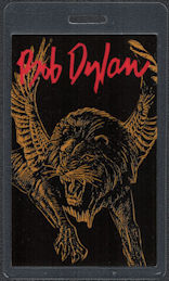 ##MUSICBP0833 - Uncommon Laminated OTTO Bob Dylan Pass with Winged Lion Pictured From the 1992 Tour