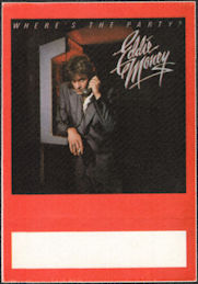 ##MUSICBP0030  - 1983 Eddie Money Where's the Party? Tour OTTO Backstage Pass