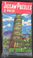 #TY375 - Two Made in Japan Puzzles in  a package - One with Leaning Tower of Pisa