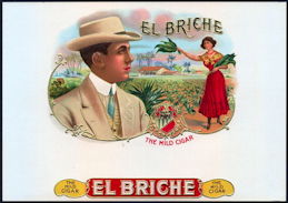 #ZLSC101 - El Briche Inner Cigar Box Label
