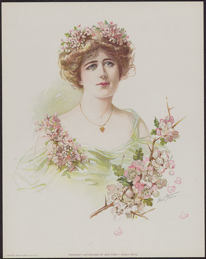 #MSPRINT167 - 1904 Victorian Print - Actress El...