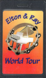 ##MUSICBP0683 - Scarce Elton John and Ray Cooper OTTO Laminated Backstage Pass from the 1994 Elton & Ray World Tour