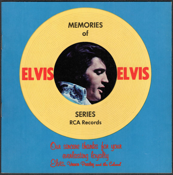 Elvis Presley RCA Record Catalog