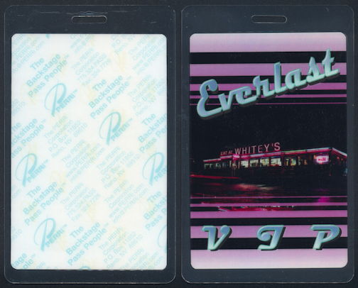 ##MUSICBP0300 - Everlast PERRi VIP Laminated Backstage Pass from the 2000 Eat at Whitey's Tour