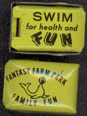#MS179 - Tin Litho Swimming Clip from Fantasy Farm