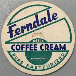 #DC291 - Ferndale Coffee Cream Bottle Cap - Grand Ledge, MI