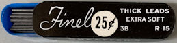 #CS617 - Full Tin of Sheaffer's Fineline Pencil Leads - Celluloid and Tin - Black Version
