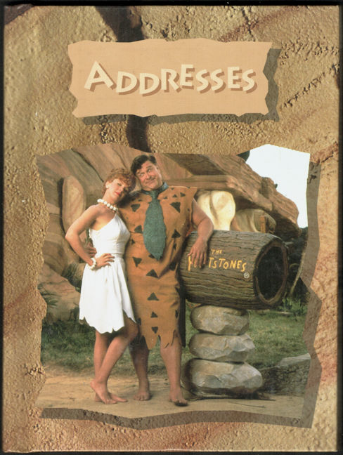 #CH643 - Flintstones Address Book - Merchandise for 1993 Flintstones Movie