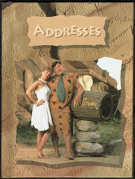 #CH643 - Flintstones Address Book - Merchandise for 1993 Flintstones Movie