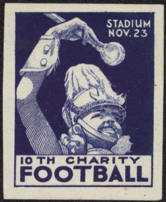 #BHSports032 - Scarce Charity Football Poster/C...