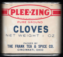 #CS591 - Full Tin of Plee-zing Brand Frank Tea and Spice Cloves
