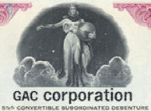 #ZZStock076 - GAC Corporation Subordinate Debenture Certificate - As low as 50¢ each