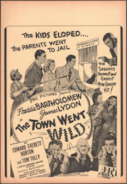 #CH326-41  - 1944 The Town Went Wild Movie Post...