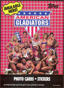 #Cards187 - American Gladiators 1991 Topps Card Promotional Poster