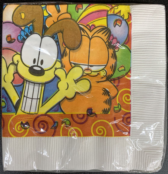 #CH507 - Full Pack of 16 Garfield/Odie Party Napkins
