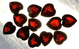 #BEADS0957 - Group of 12 Transparent 9mm Deep G...
