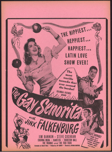 #CH326-03  - Rare 1945 "The Gay Senorita" Poster Broadside