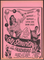 #CH326-03  - Rare 1945 "The Gay Senorita" Poster Broadside