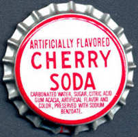 #BC135 - Group of 10 Cherry Soda Caps