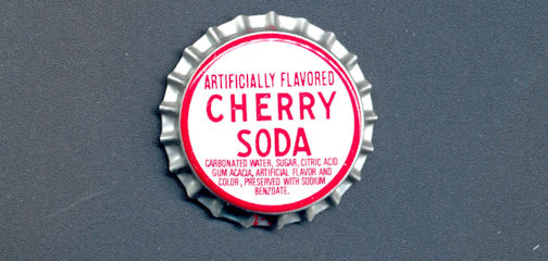 #BF135 - Group of 10 Cherry Soda Caps