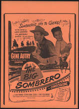 #CH326-20 - Gene Autry The Big Sombrero Poster/...