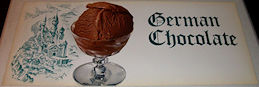 #SIGN159 - Very Large Diner Soda Fountain German Chocolate Ice Cream Sign