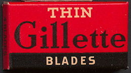 #TOP066 - Full Box of 4 Gillette Thin Razor Blades